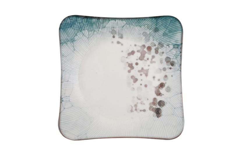 Subatan Tallriksset 24 Delar - Porslin/Flerfärgad - Servering & matlagning - Tallrikar & skålar - Fyrkantiga tallrikar