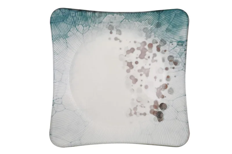 Subatan Tallriksset 24 Delar - Porslin/Flerfärgad - Servering & matlagning - Tallrikar & skålar - Fyrkantiga tallrikar