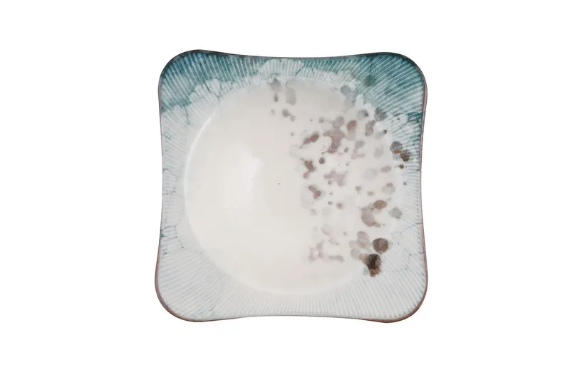 Subatan Tallriksset 24 Delar - Porslin/Flerfärgad - Servering & matlagning - Tallrikar & skålar - Fyrkantiga tallrikar