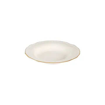 Garyn Servis (53 delar) 53x33x36 cm - Vitt och guld - Servering & matlagning - Tallrikar & skålar - Fyrkantiga tallrikar