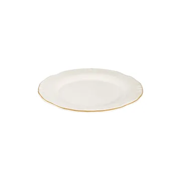 Garyn Servis (53 delar) 53x33x36 cm - Vitt/guld - Servering & matlagning - Tallrikar & skålar - Fyrkantiga tallrikar