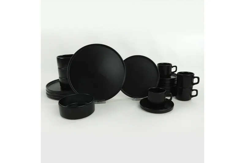 Maman Servis 27 cm - Mattsvart - Servering & matlagning - Tallrikar & skålar