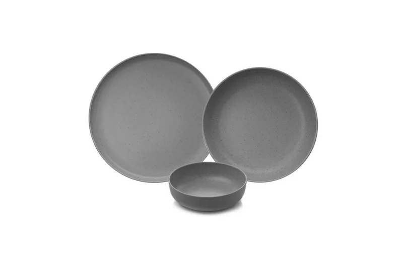 Middagset (12 delar) Athodna Antracit - Antracit - Servering & matlagning - Tallrikar & skålar - Tallrikar set