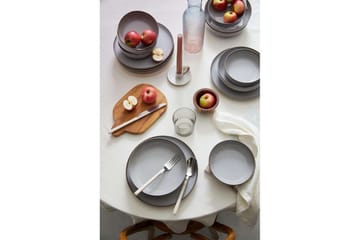 Middagset (12 delar) Pinewick Grå - Kolgrå - Servering & matlagning - Tallrikar & skålar - Tallrikar set