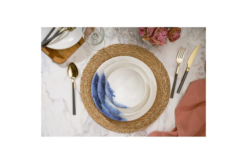 Middagset (24 delar) Avanna Flerfärgad - Multifärgad - Servering & matlagning - Tallrikar & skålar - Tallrikar set