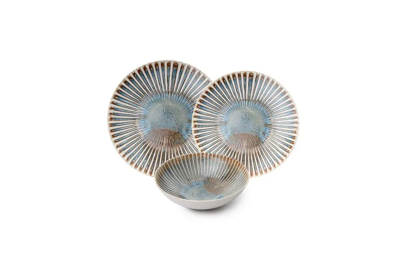 Middagset (24 delar) Harrowen Multicolor, Multifärgad