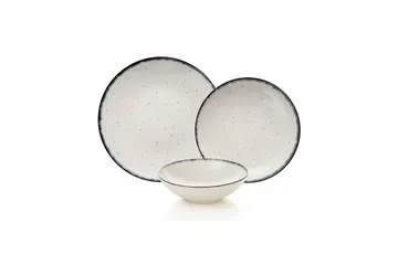 Middagset (24 delar) Noriel Mångfärgad - Multifärgad - Servering & matlagning - Tallrikar & skålar - Tallrikar set