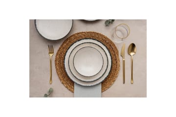 Middagset (24 delar) Noriel Mångfärgad - Multifärgad - Servering & matlagning - Tallrikar & skålar - Tallrikar set