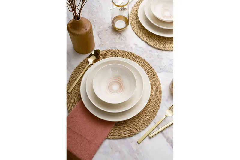 Middagset (24 delar) Soyal Mångfärgad - Multifärgad - Servering & matlagning - Tallrikar & skålar - Tallrikar set