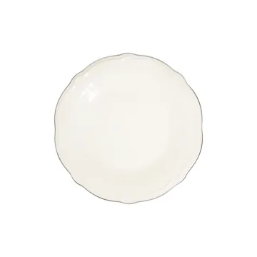 Platin Middagsservis (53 delar) 53x33x36 cm - Vit och silver - Servering & matlagning - Tallrikar & skålar - Tallrikar set