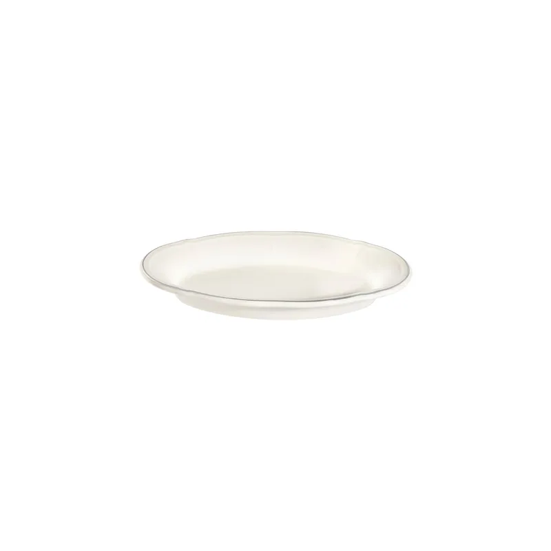 Platin Middagsservis (53 delar) 53x33x36 cm - Vit och silver - Servering & matlagning - Tallrikar & skålar - Tallrikar set