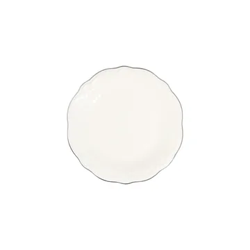 Platin Middagsservis (53 delar) 53x33x36 cm - Vit och silver - Servering & matlagning - Tallrikar & skålar - Tallrikar set