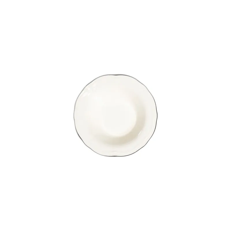 Platin Middagsservis (53 delar) 53x33x36 cm - Vit/silver - Servering & matlagning - Tallrikar & skålar - Tallrikar set
