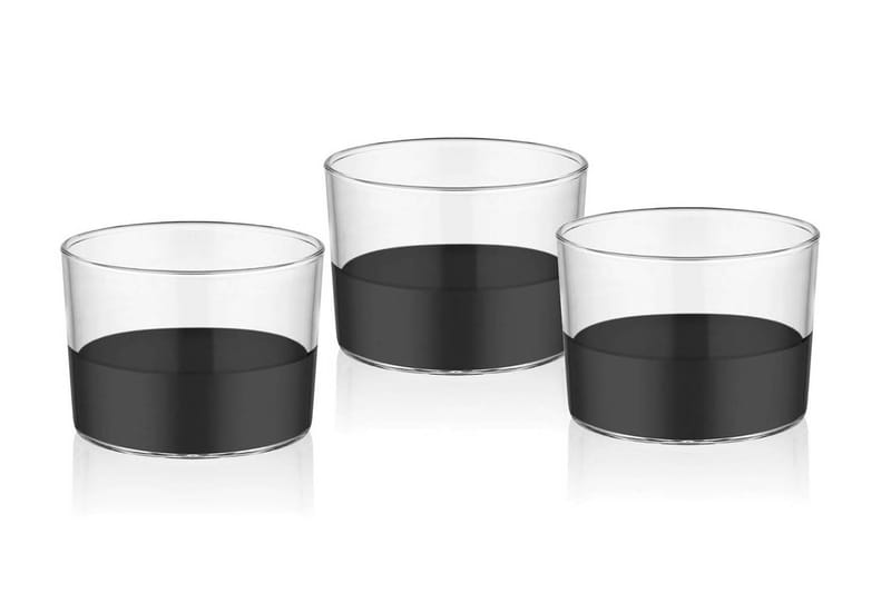 Skålset 3-pack - Svart - Servering & matlagning - Tallrikar & skålar - Tallrikar set