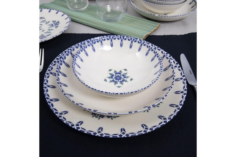 Subatan Tallriksset 24 Delar - Porslin/Vit - Servering & matlagning - Tallrikar & skålar - Tallrikar set