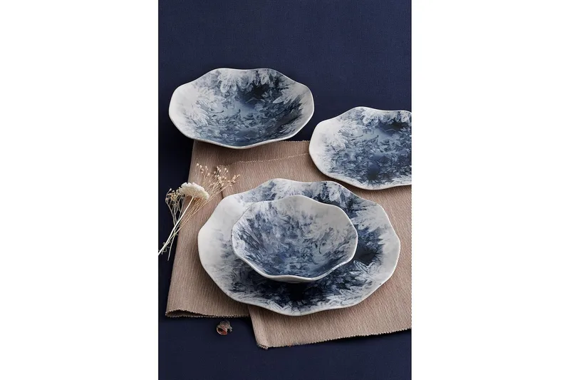 Subatan Tallriksset 24 Delar - Porslin/Vit - Servering & matlagning - Tallrikar & skålar - Tallrikar set