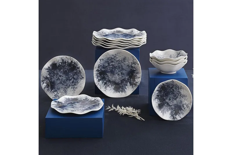 Subatan Tallriksset 24 Delar - Porslin/Vit - Servering & matlagning - Tallrikar & skålar - Tallrikar set