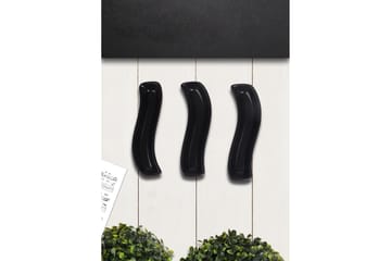 Tallriksset 3-pack - Svart - Servering & matlagning - Tallrikar & skålar - Tallrikar set