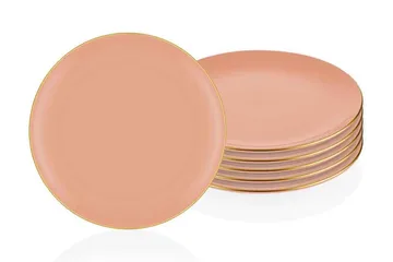 Tallriksset 6-pack - Laxrosa - Servering & matlagning - Tallrikar & skålar - Tallrikar set