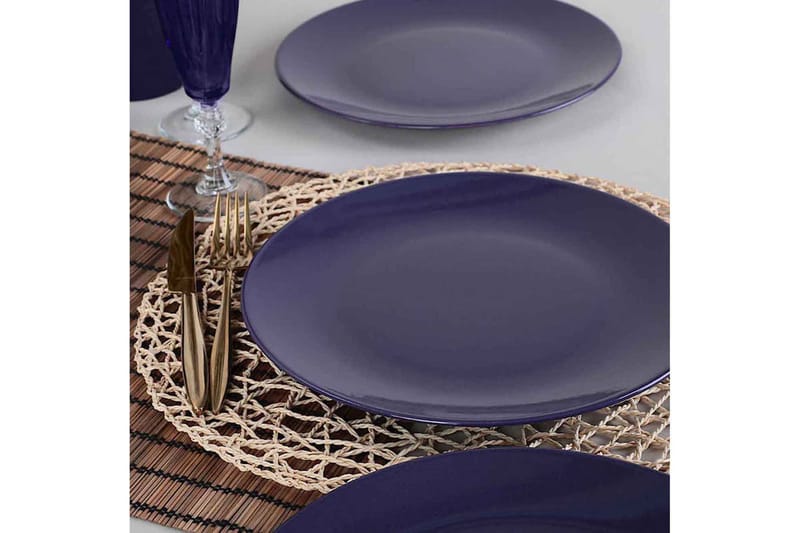 Tallriksset 6-pack - Lila - Servering & matlagning - Tallrikar & skålar - Tallrikar set