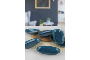 Tallriksset 6-pack - Blå - Servering & matlagning - Tallrikar & skålar - Tallrikar set