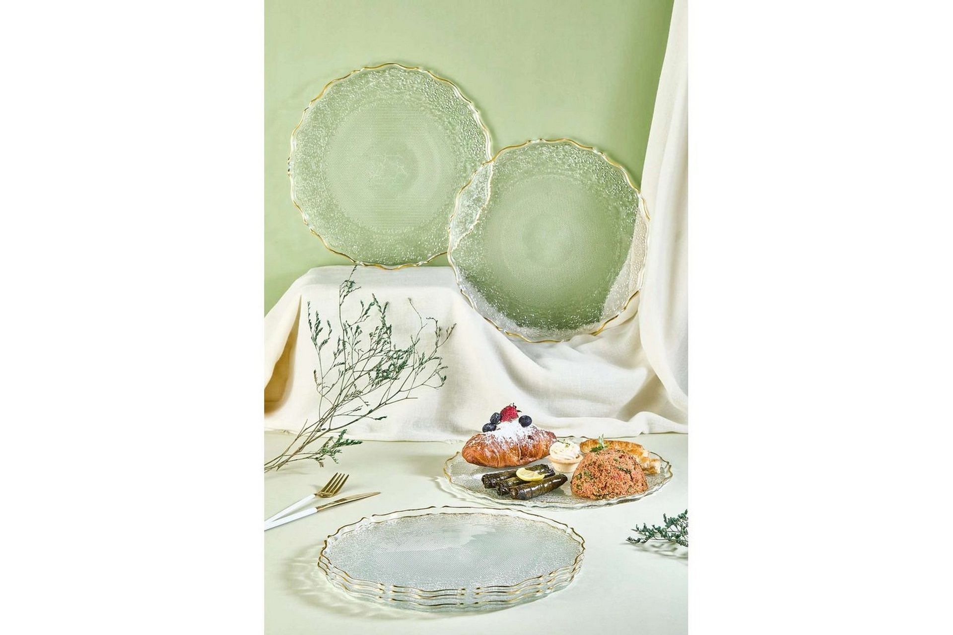 Tharos Tallriksset 28 cm - Transparent