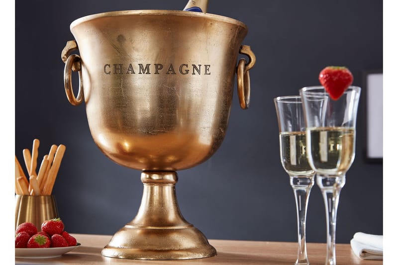 Tultered Vinkyl - Guld - Servering & matlagning - Glas - Champagneglas