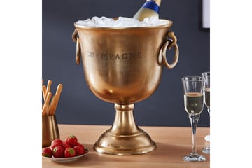 Tultered Vinkyl - Guld - Servering & matlagning - Glas - Champagneglas