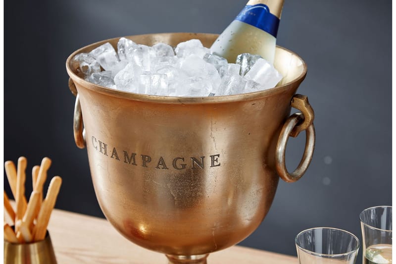 Tultered Vinkyl - Guld - Servering & matlagning - Glas - Champagneglas