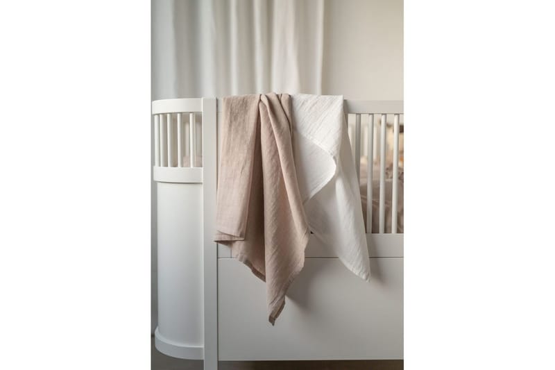 Muslinwrap 2-Pack - Vit/Sand (70 x 70 cm) - Textil & mattor - Barntextilier - Barnfilt & babyfilt