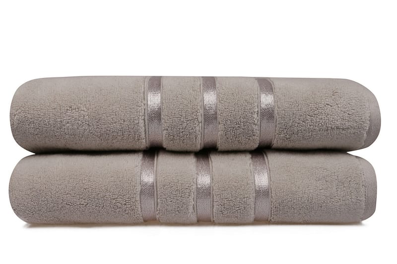 Ashburton Badhandduk 2-pack - Ljusbrun - Textil & mattor - Badrumstextil