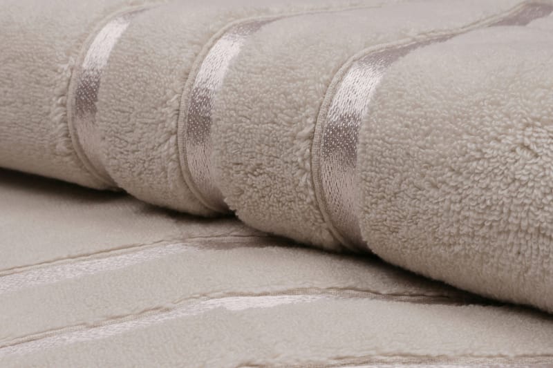 Ashburton Badhandduk 2-pack - Ljusbrun - Textil & mattor - Badrumstextil