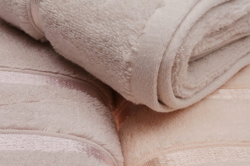 Ashburton Handduk 3-pack - Ljusgul/Lila/Laxrosa - Textil & mattor - Badrumstextil