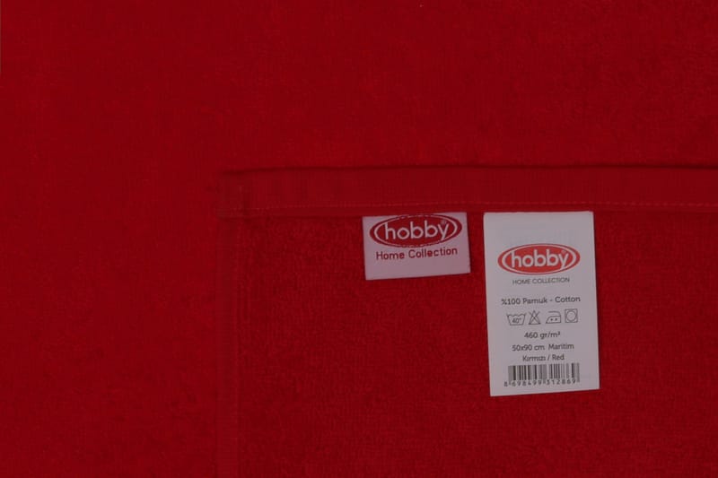 Ashburton Handduk 4-pack - Röd/Grå/Turkos/Blå - Textil & mattor - Badrumstextil