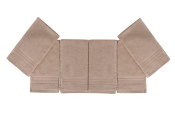Ashburton Tvättlapp 6-pack - Beige - Textil & mattor - Badrumstextil