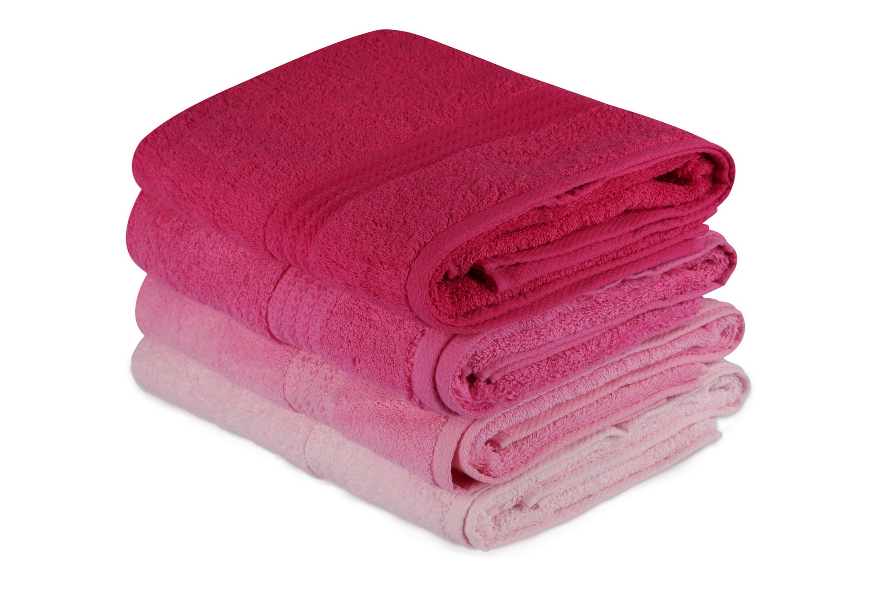 Badhandduk Hobby 70x140 cm 2-pack Rosa/Ljusrosa