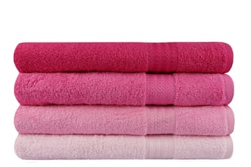 Badhandduk Hobby 70x140 cm 2-pack - Rosa/Ljusrosa - Textil & mattor - Badrumstextil