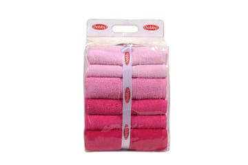 Badhandduk Hobby 70x140 cm 2-pack - Rosa/Ljusrosa - Textil & mattor - Badrumstextil