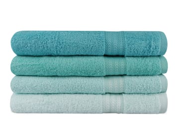 Badhandduk Hobby 70x140 cm 2-pack - Ljusgrön/Grön/Mint - Textil & mattor - Badrumstextil