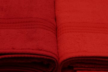 Badhandduk Hobby 70x140 cm 2-pack - Orange/Röd/Rosa - Textil & mattor - Badrumstextil