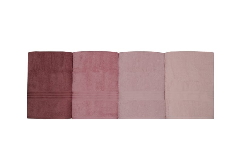Badhandduk Hobby 70x140 cm 2-pack - Rosa - Textil & mattor - Badrumstextil