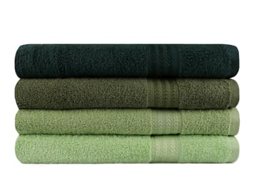 Badhandduk Hobby 70x140 cm 2-pack - Grön - Textil & mattor - Badrumstextil