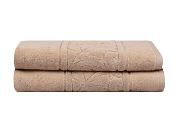 Badhandduk Hobby 70x140 cm 2-pack - Beige - Textil & mattor - Badrumstextil