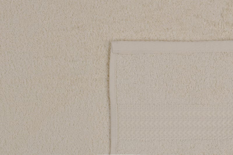 Badhandduk Hobby 70x140 cm - Creme - Textil & mattor - Badrumstextil