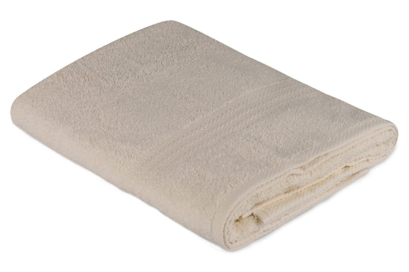 Badhandduk Hobby 70x140 cm - Creme - Textil & mattor - Badrumstextil