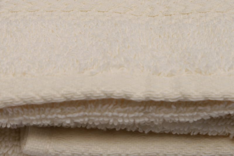 Badhandduk Hobby 70x140 cm - Creme - Textil & mattor - Badrumstextil