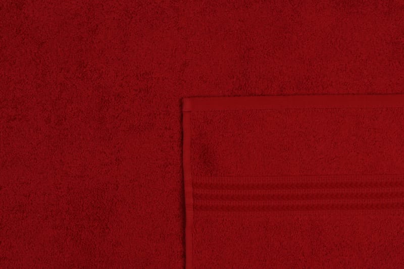 Badhandduk Hobby 70x140 cm - Röd - Badrumstextil - Stort badlakan - Badlakan & badhandduk
