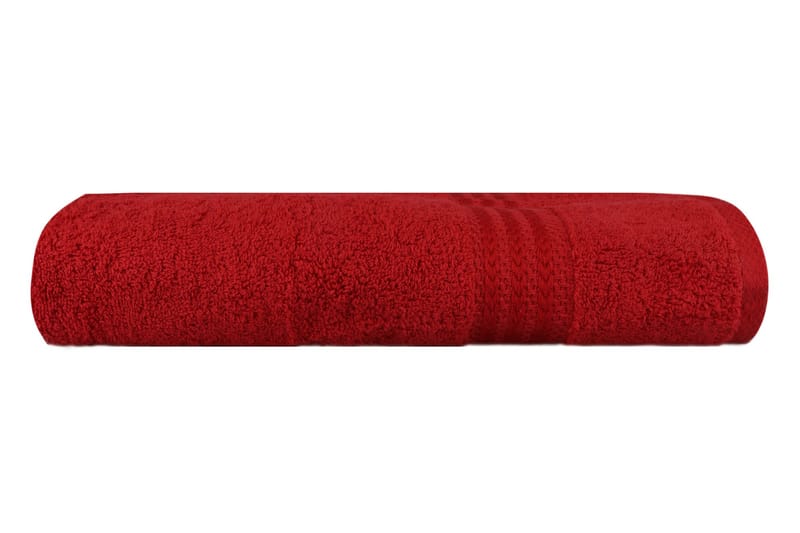 Badhandduk Hobby 70x140 cm - Röd - Textil & mattor - Badrumstextil