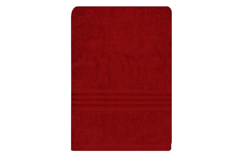 Badhandduk Hobby 70x140 cm - Röd - Textil & mattor - Badrumstextil