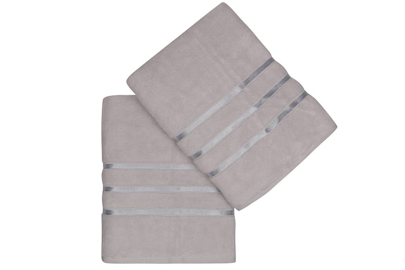 Badhandduk Rhuddlan 2-pack - Ljusgrå - Textil & mattor - Badrumstextil